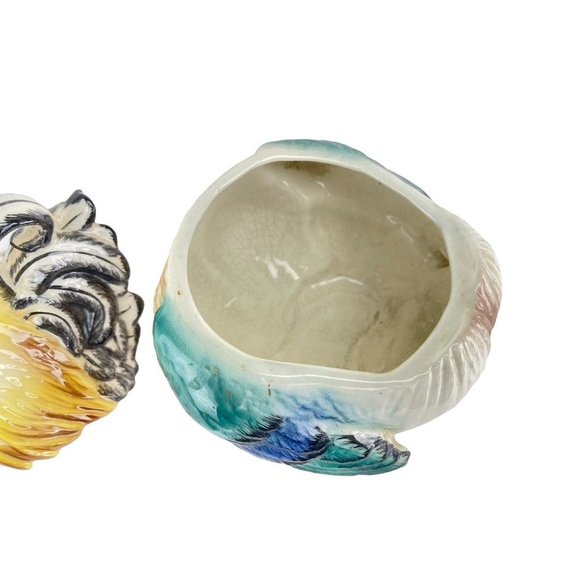 BDK Made in USA 238 Lidded Chicken Ceramic Mid Century Whimsical American Cerami - Picture 9 of 12